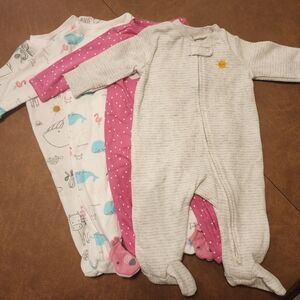 Simple Joys | #4 piece Bundle of Onesies | 0-3 mo